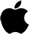 Reparacion de iphone logo negro de apple